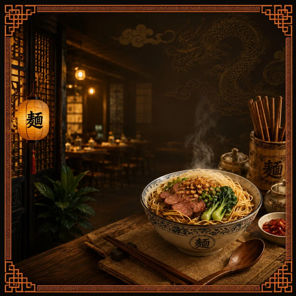 Mì tươi hoành thánh